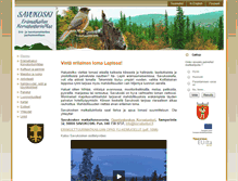 Tablet Screenshot of matkailu.savukoski.fi